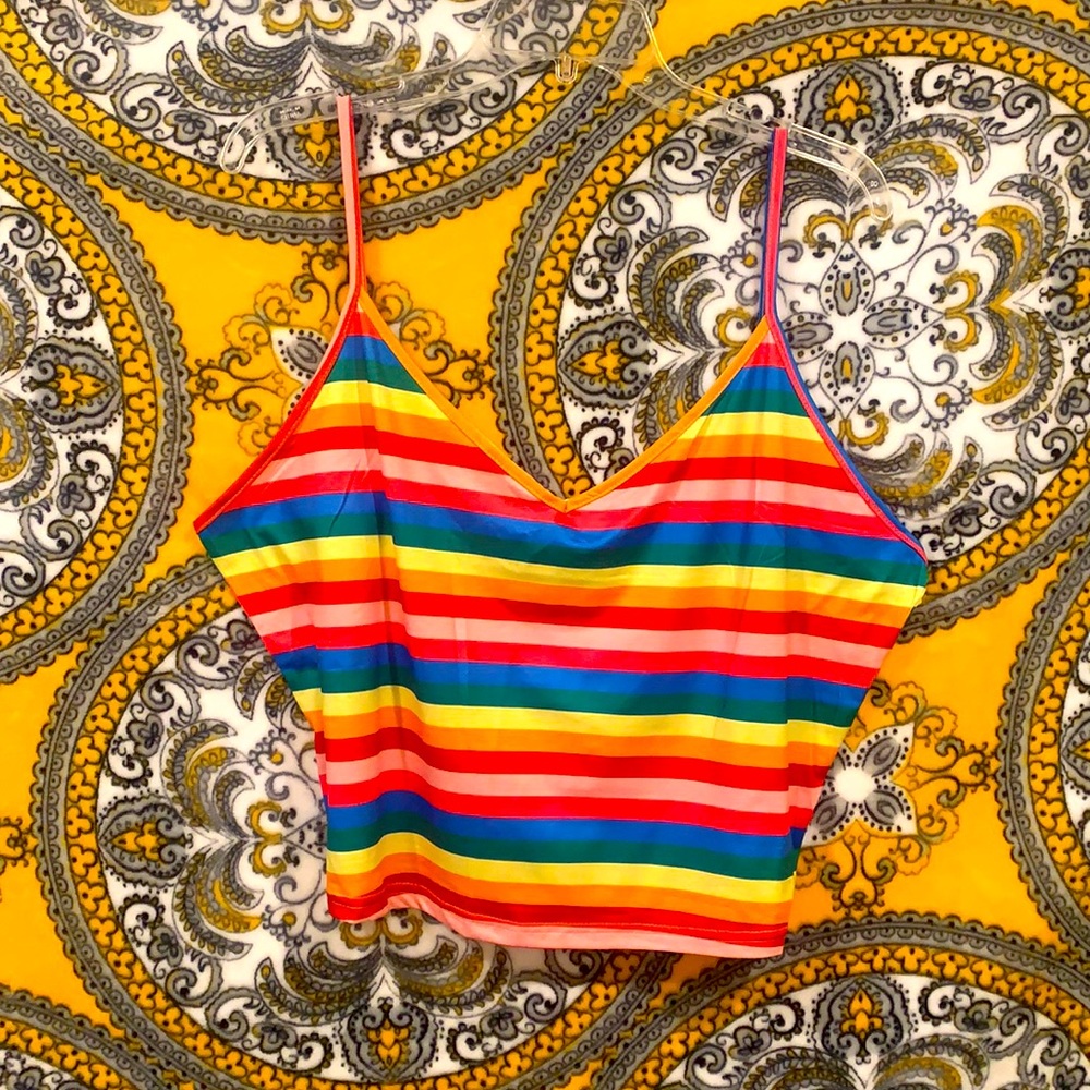 Rainbow tank top